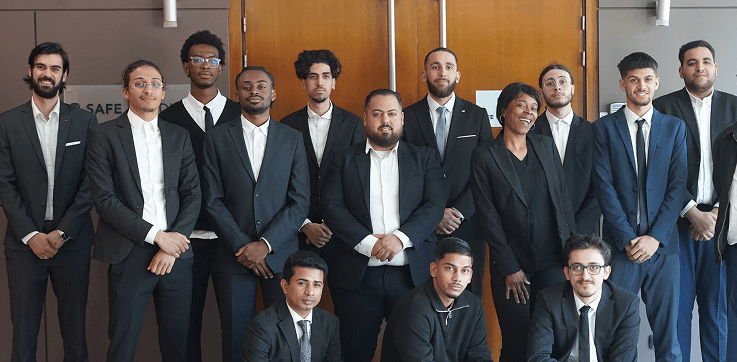 Promotion d'apprenants à l'Institut Emploi Formation